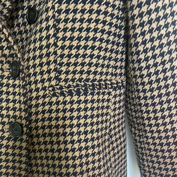 Women's Houndstooth Double-Breasted Jacket.New never worn. - Picture 5 of 8